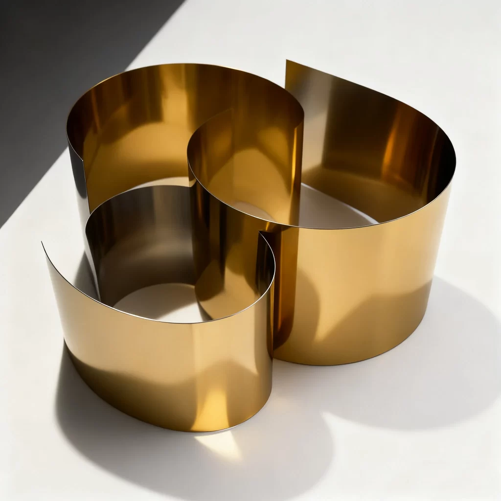Gold plated clasp showing signs of coating wear