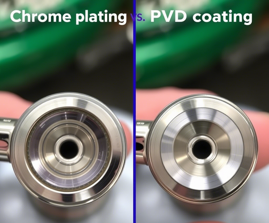PVD coating replaces chrome plating with advanced vacuum technology for durable finishes