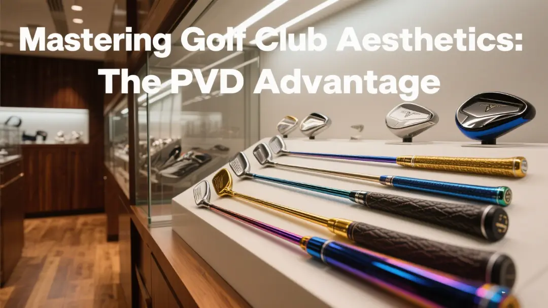 PVD coating enhances golf club with premium aesthetics, durability, and cutting-edge technology for golfers