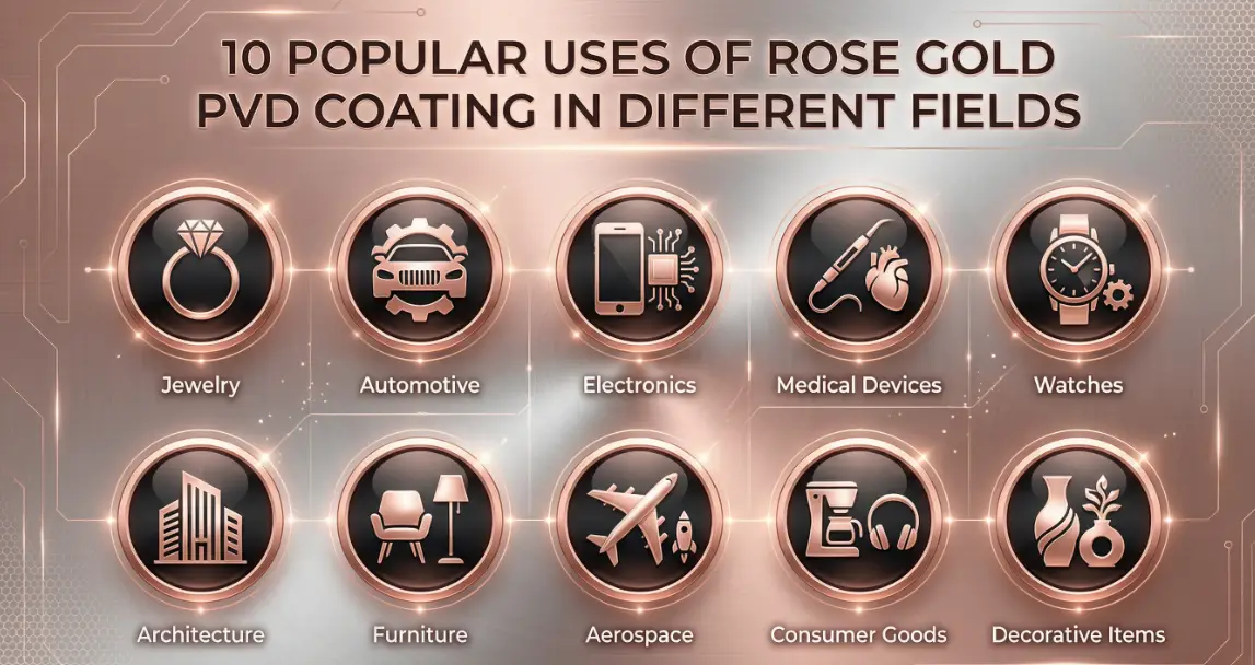 Rose gold pvd coating applications guide