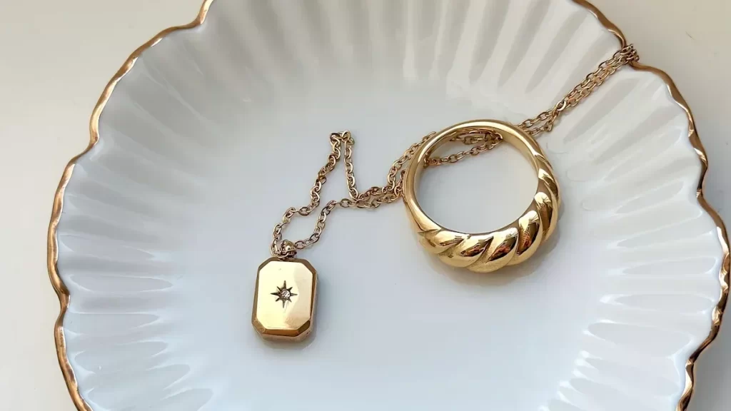 Gold filled jewelry with a thicker gold layer over base metal